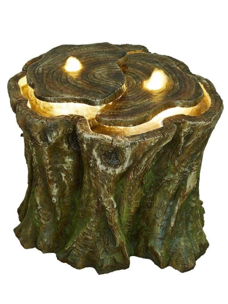 Hudson Tree Trunk Water Feature by Aqua Creations